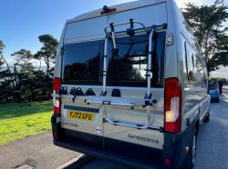 exterior rear view of the motorhome