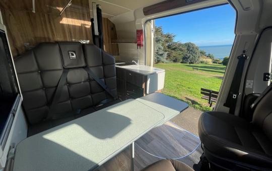 2 – 4 Berth Doormobile lounge area